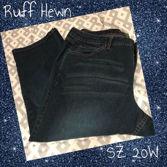 ruff hewn jeans plus size